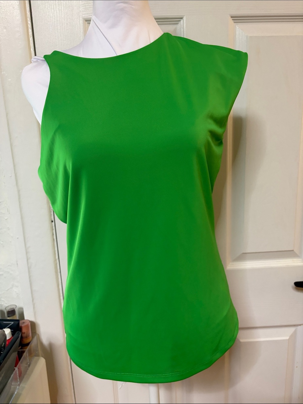 INC International Concepts Bright Green Sleeveless Tank Top